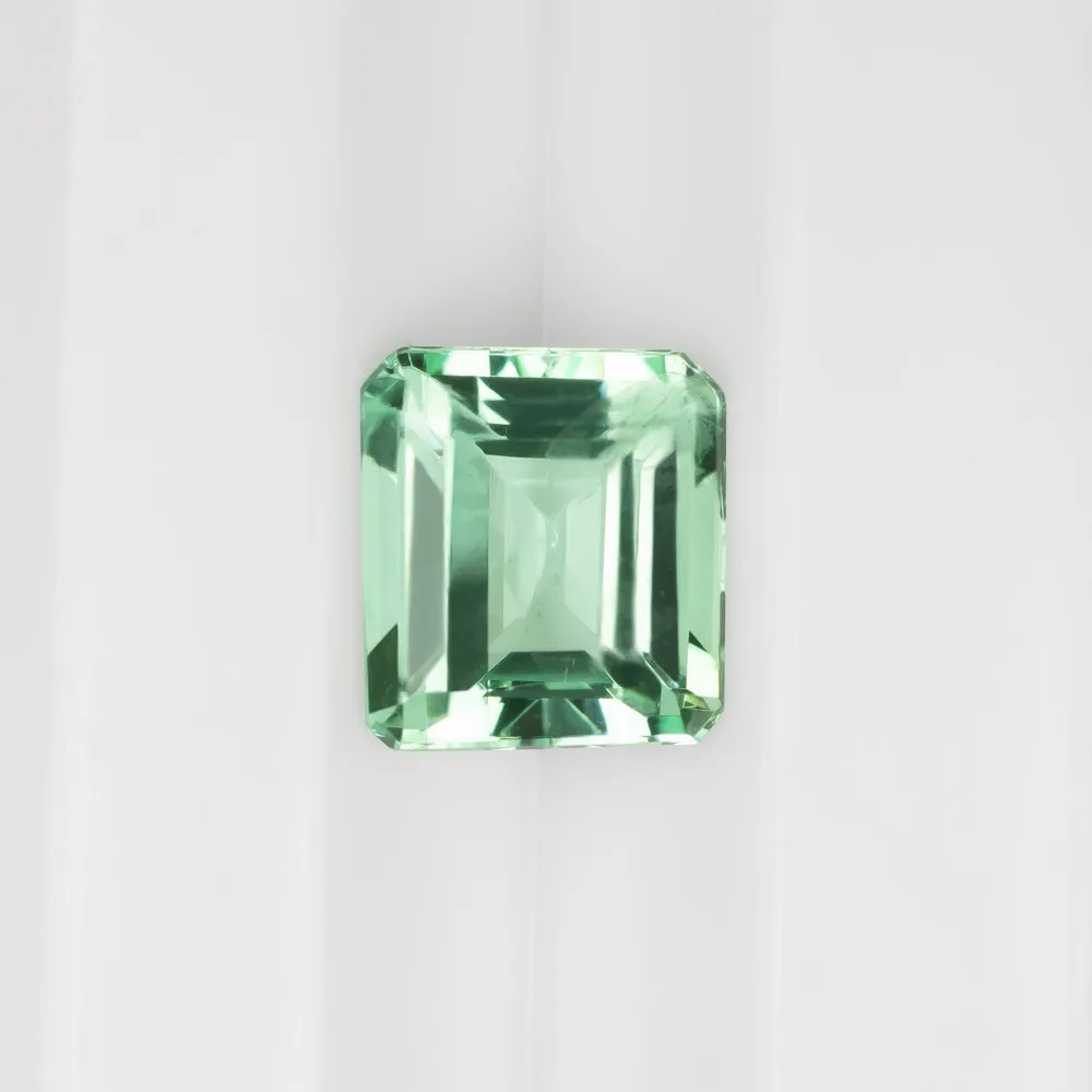 1 CARAT EMERALD LOOSE STONE EMERALD SHAPE NATURAL GEMSTONE PASTEL GREEN 1ct