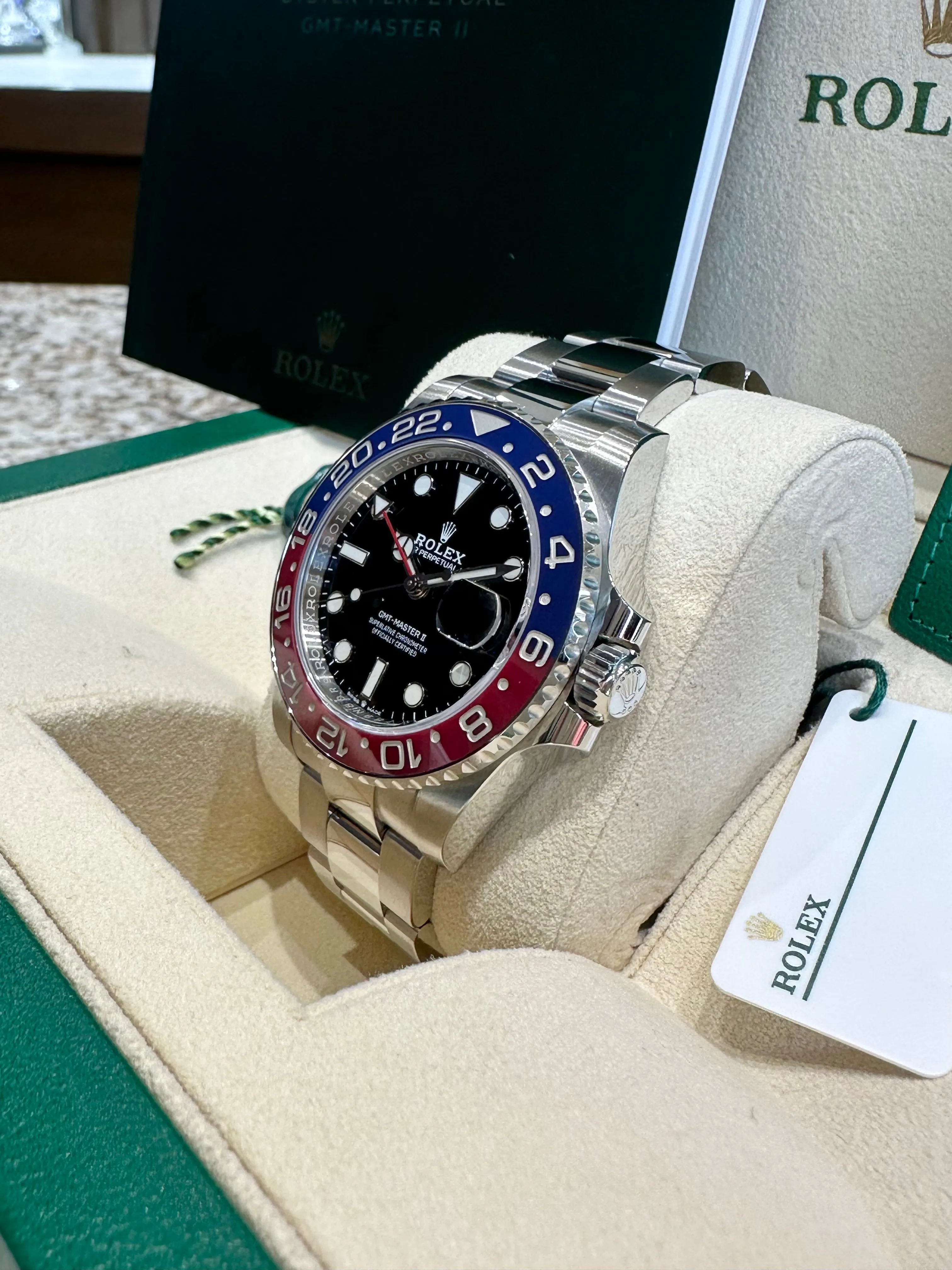 2021 Rolex GMT-Master II Pepsi 126710BLRO