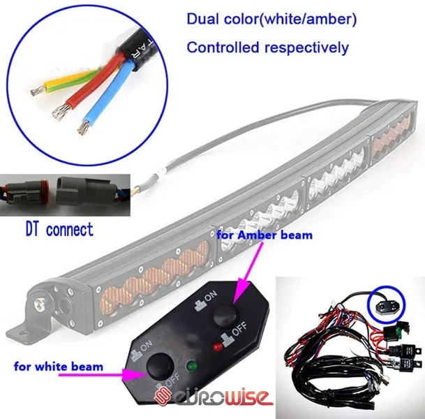 38" SINGLE ROW LED LIGHT BAR SPOT/FLOOD/COMBO