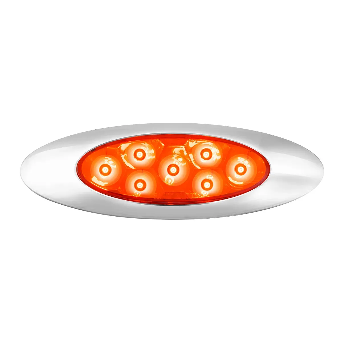 78337 ULTRA THIN PEARL Y2K RED/RED 7LED LIGHT, DUAL/HIGH/LOW