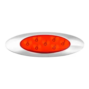 78337 ULTRA THIN PEARL Y2K RED/RED 7LED LIGHT, DUAL/HIGH/LOW