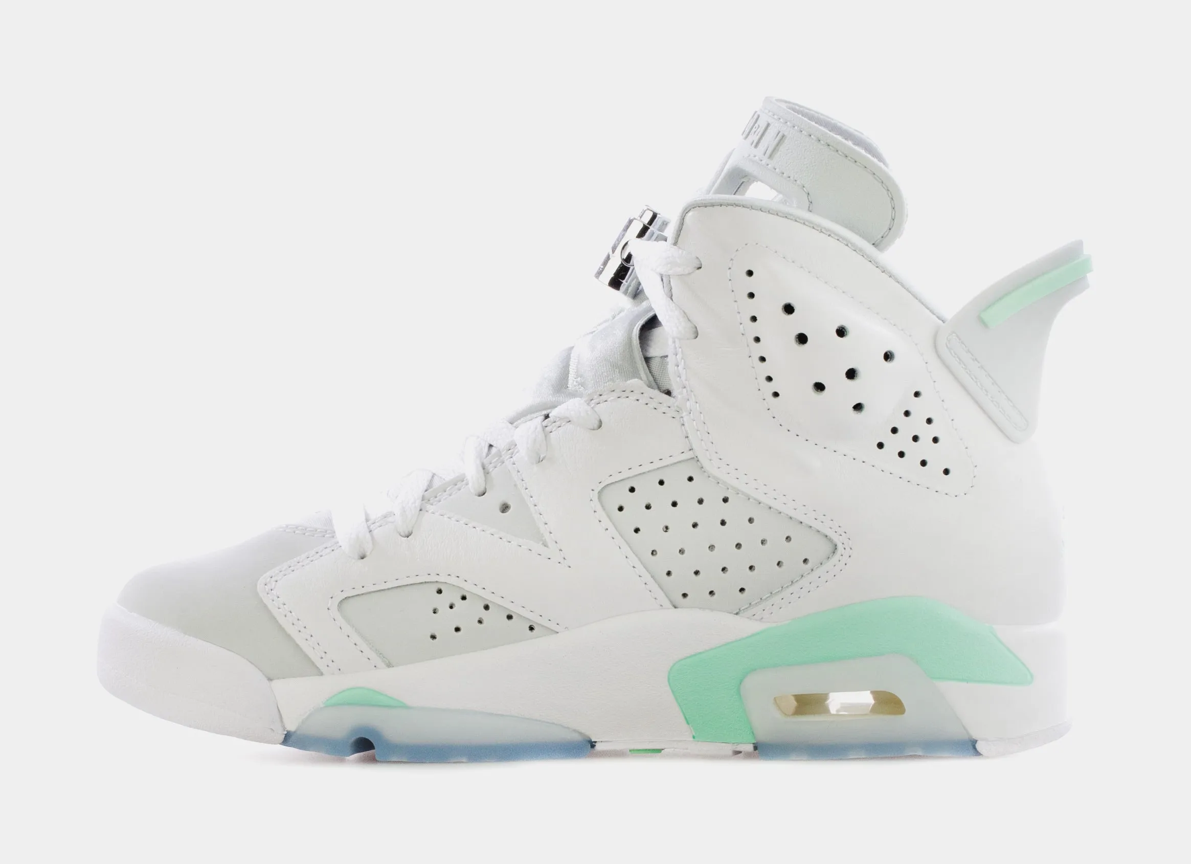 Air Jordan 6 Mint Foam Womens Lifestyle Shoes (White/Mint Green)