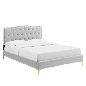 Amber Full Platform Bed By Modway - MOD-6781 - Light Gray