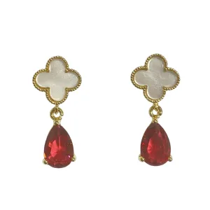 Amy Flora Teardrop Statement Earrings