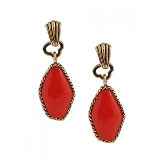 Barse Coral Brights Earring