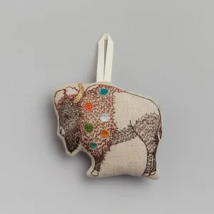 Bison with Ornaments Ornament