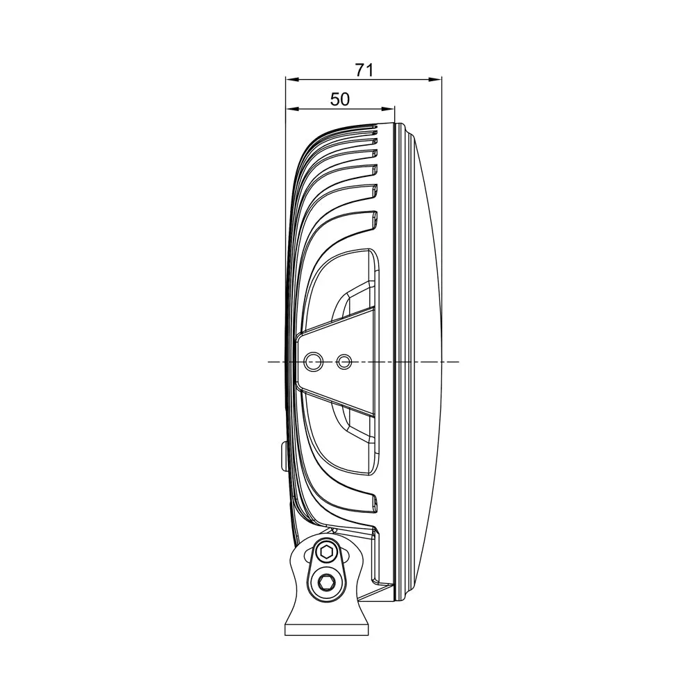 Boreman 1001-1620 LED Spot Lamp with Amber & Clear Position Light