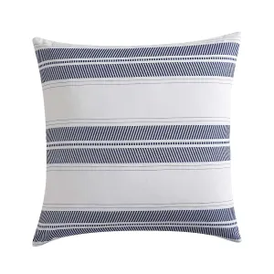 Cadet Navy European Pillowcase by Logan and Mason Platinum