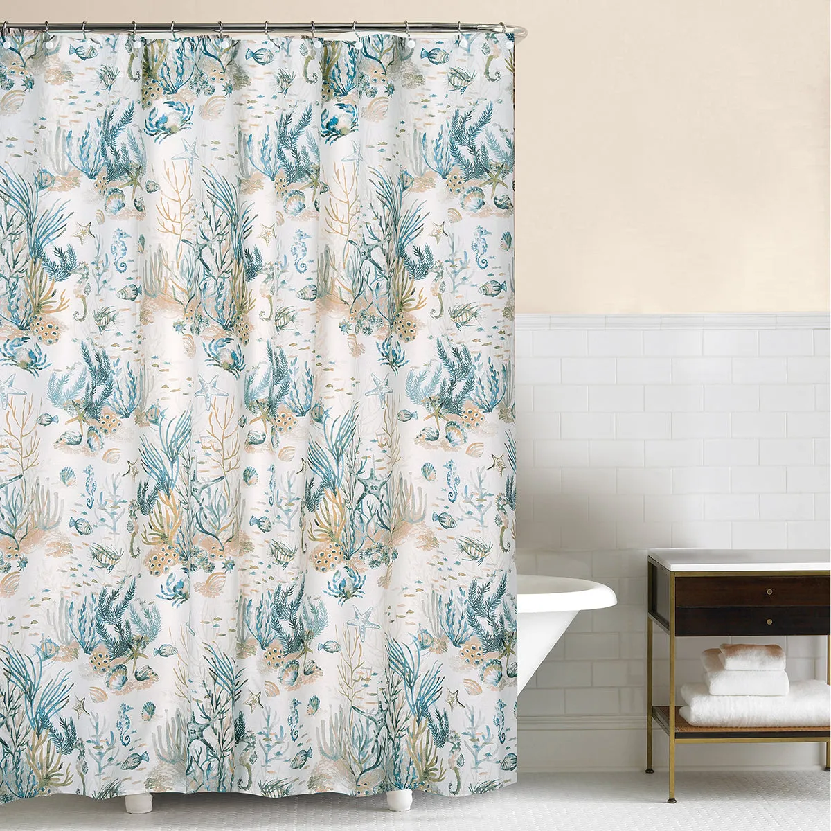 Cerulean Shores Shower Curtain