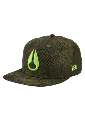 Club Level Strapback Hat - Olive Dot Camo