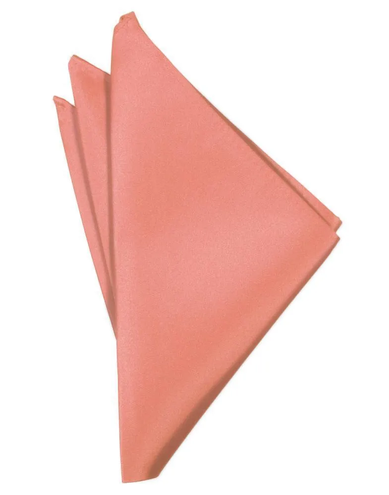 Coral Reef Luxury Satin Pocket Square