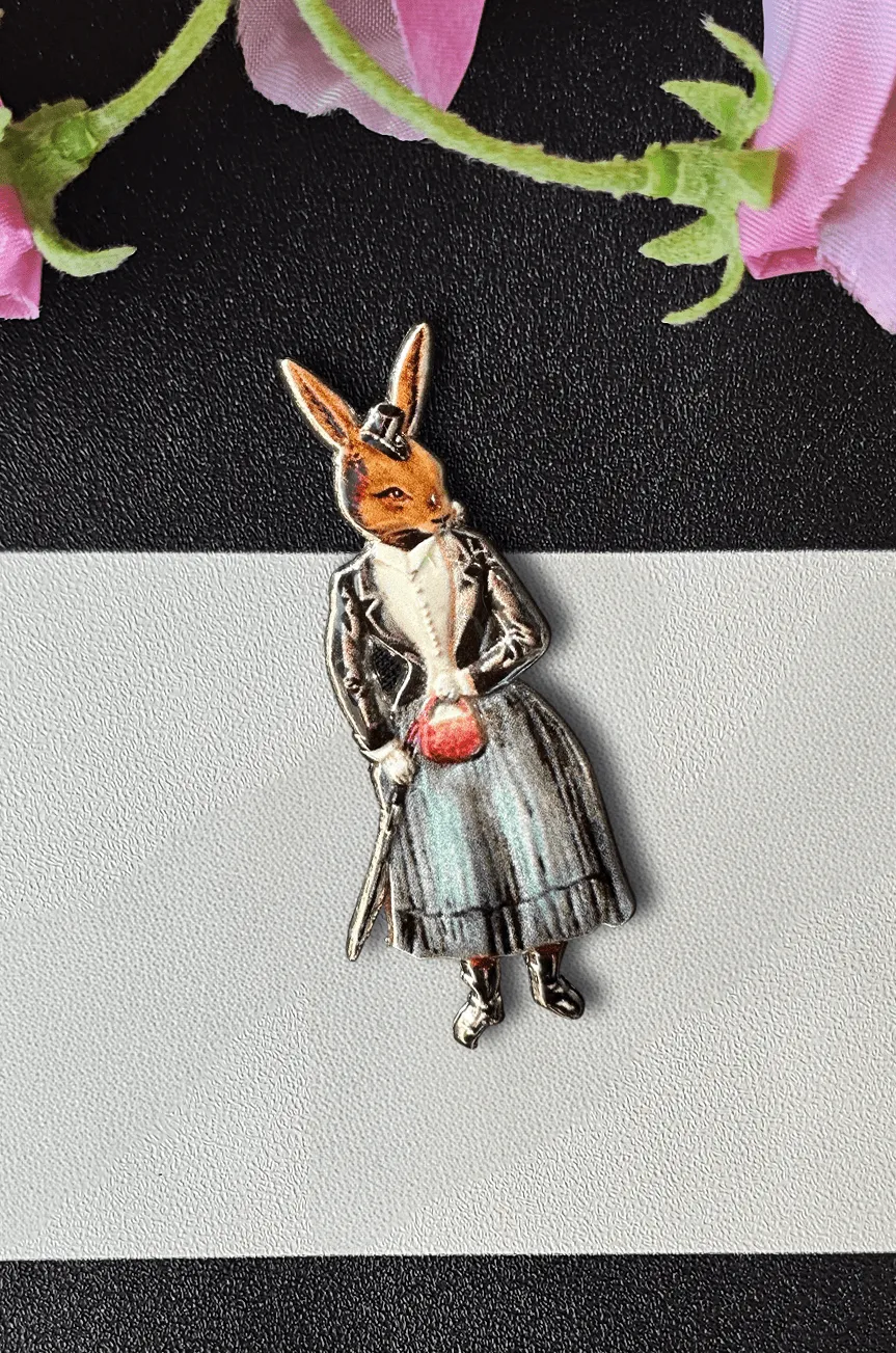 Cotton Tail Soiree Follies Brooch