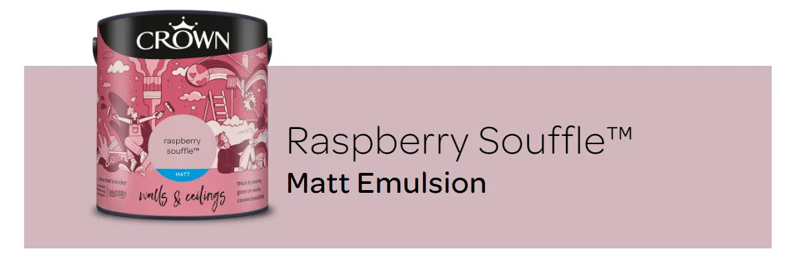 Crown Matt Raspberry Souffle 2.5L