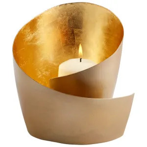 Cyan Design 08118 Mars Candleholder - Brass - Medium