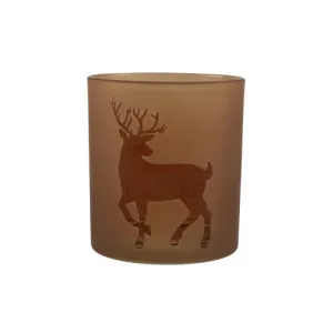 Deer Candle Holder - Amber