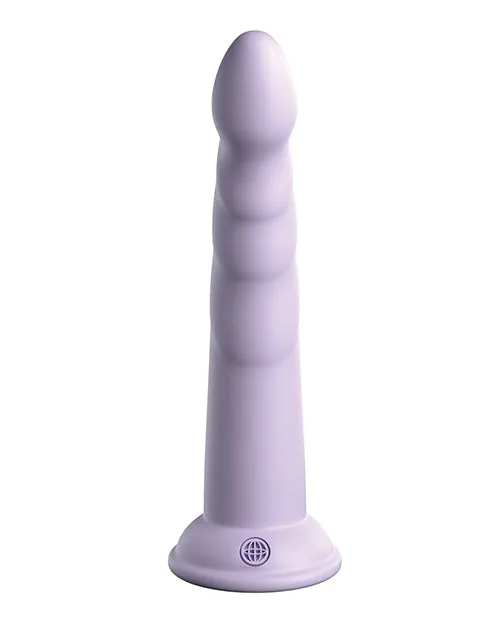 Dillio Platinum 7; Slim Seven Silicone Dildo - Purple