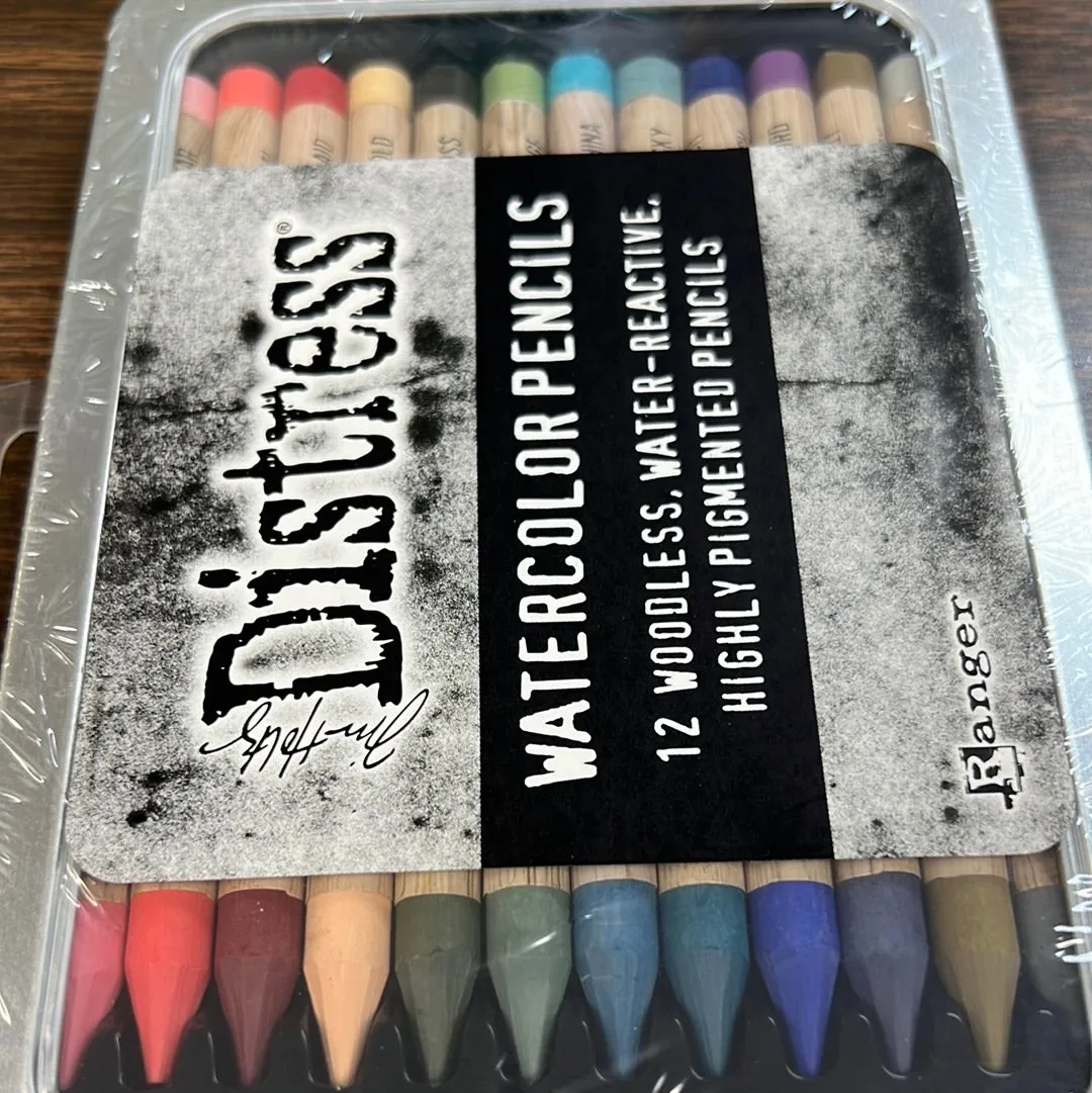 Distress water color pencils set 6 by Tim Holtz and Ranger