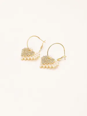 Drop Heart Earrings