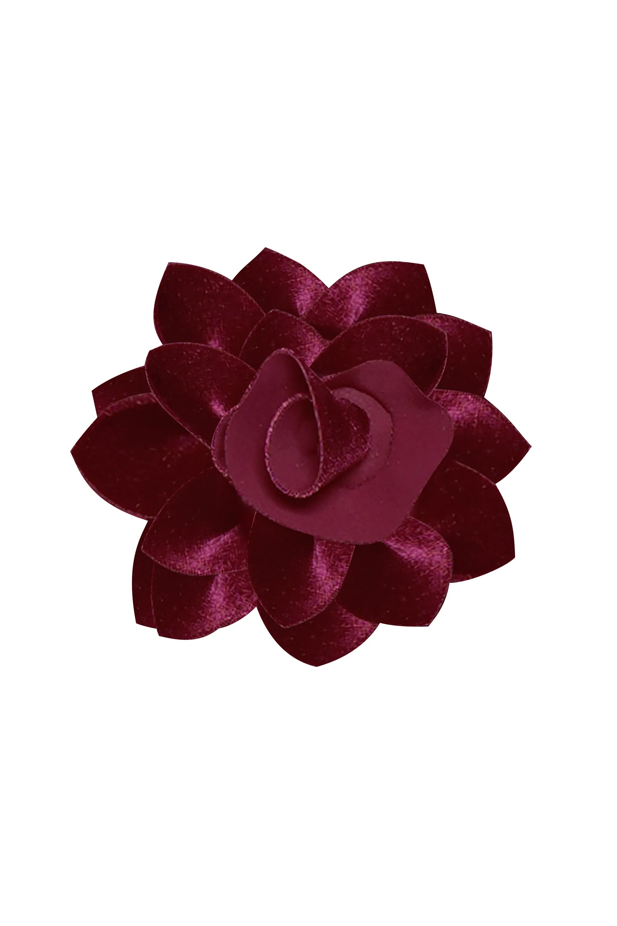 FLOWER VELVET BROOCH