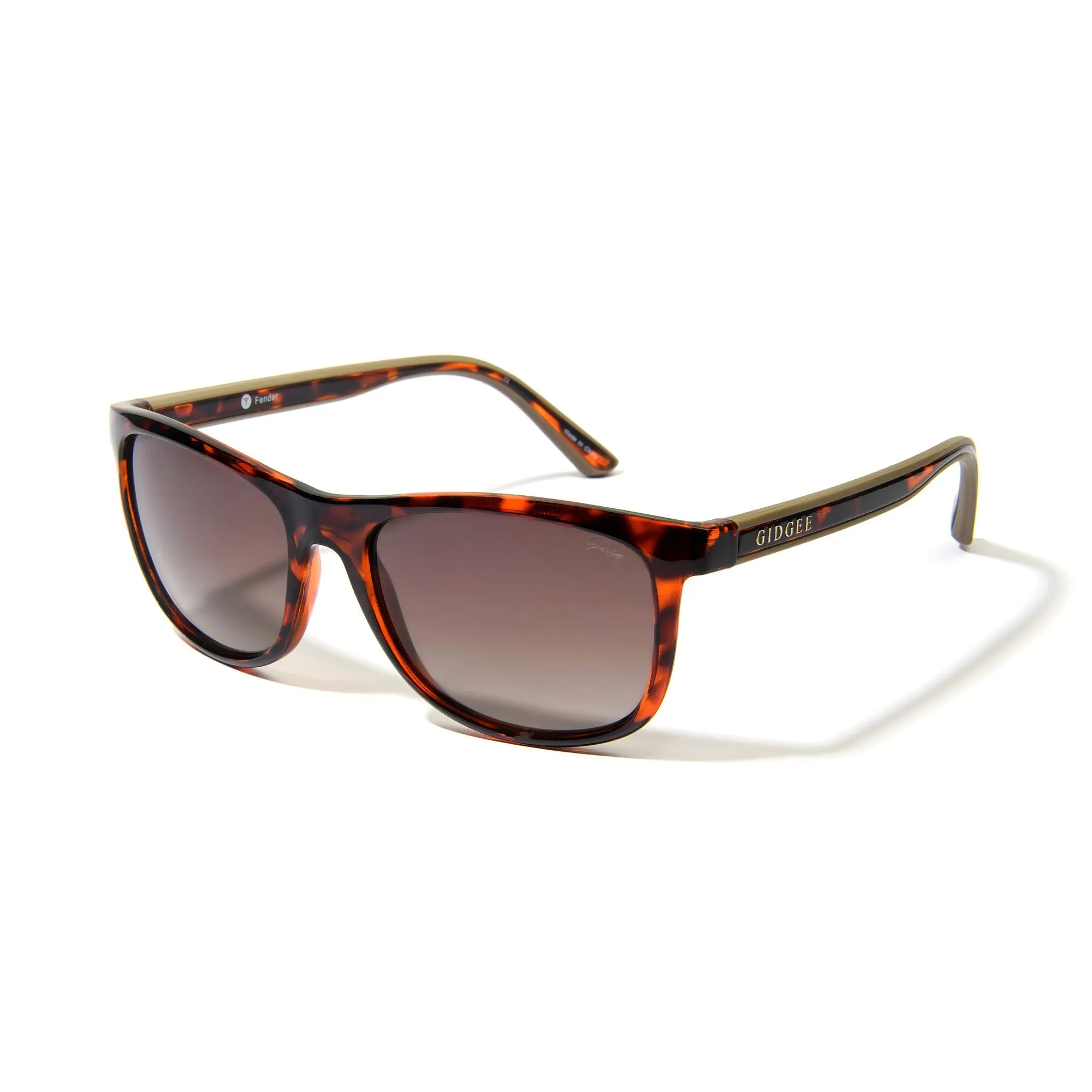 Gidgee Eyes Fender Amber Tort Sunglasses