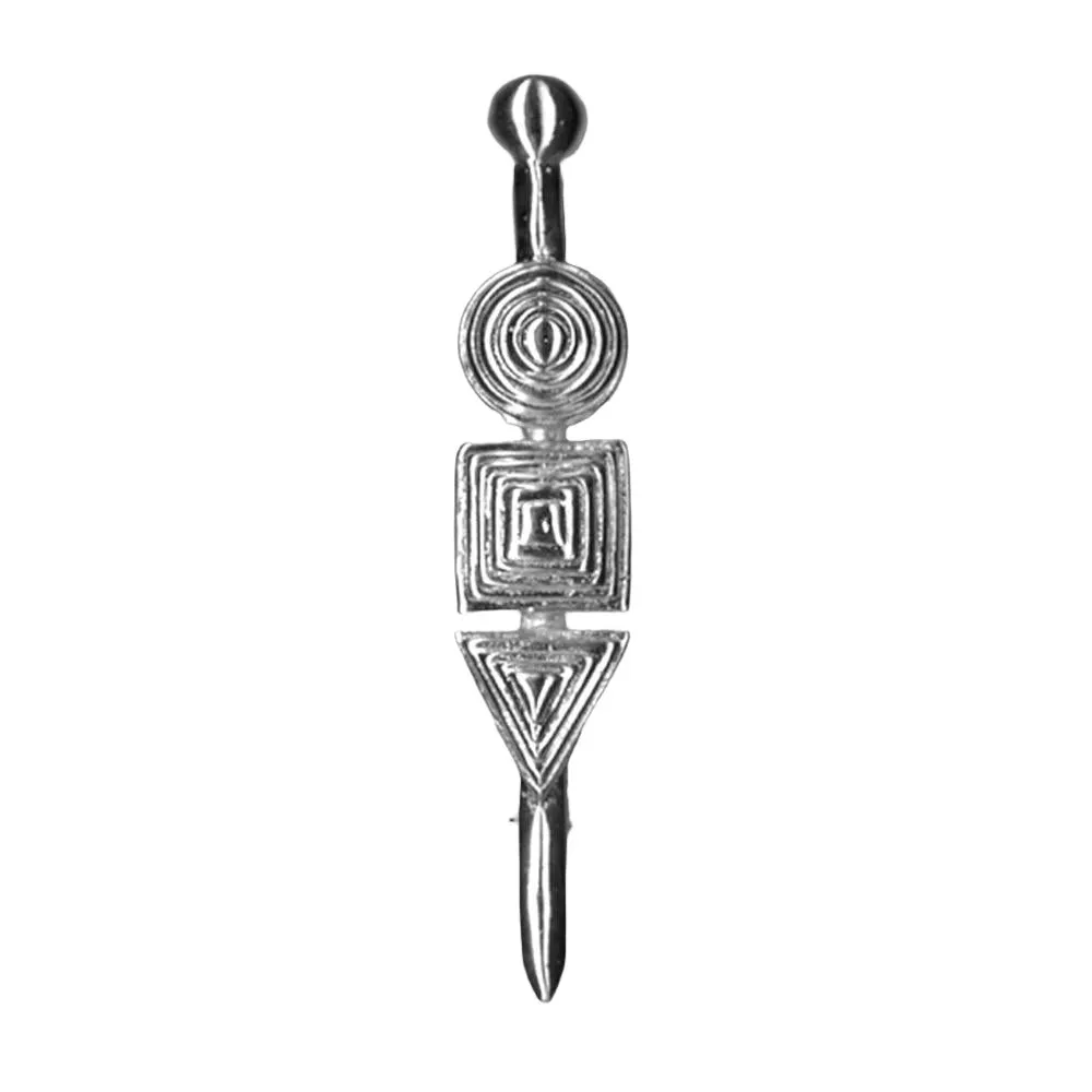 Greek Traditional Brooch in Sterling silver (K-17)