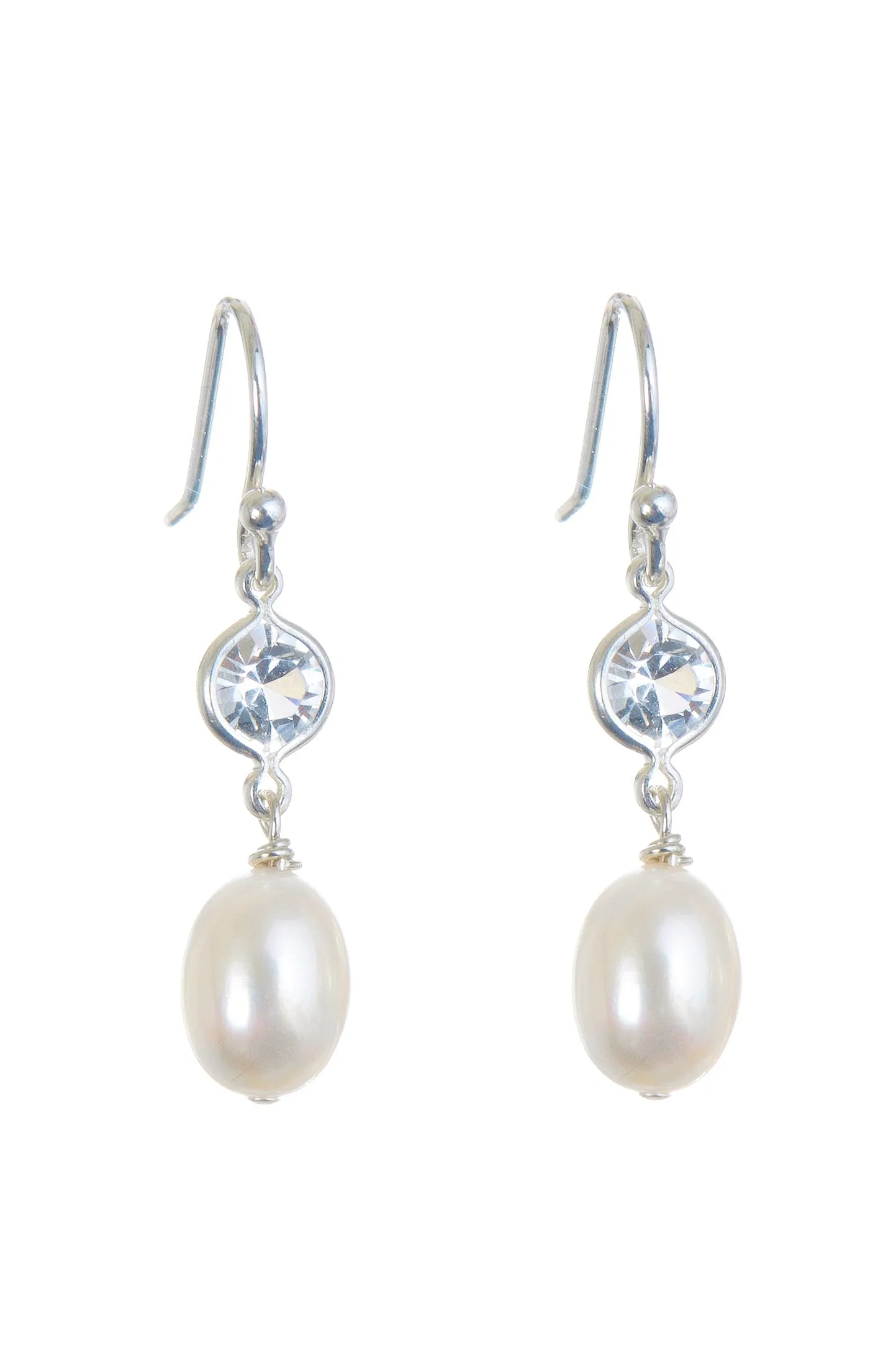 Isabella Pearl Wedding Earrings