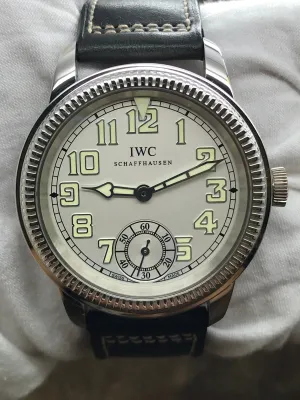 IWC Pilot Fliegeruhr Platinum IW325405 Silver Dial Manual Wind Men's Watch