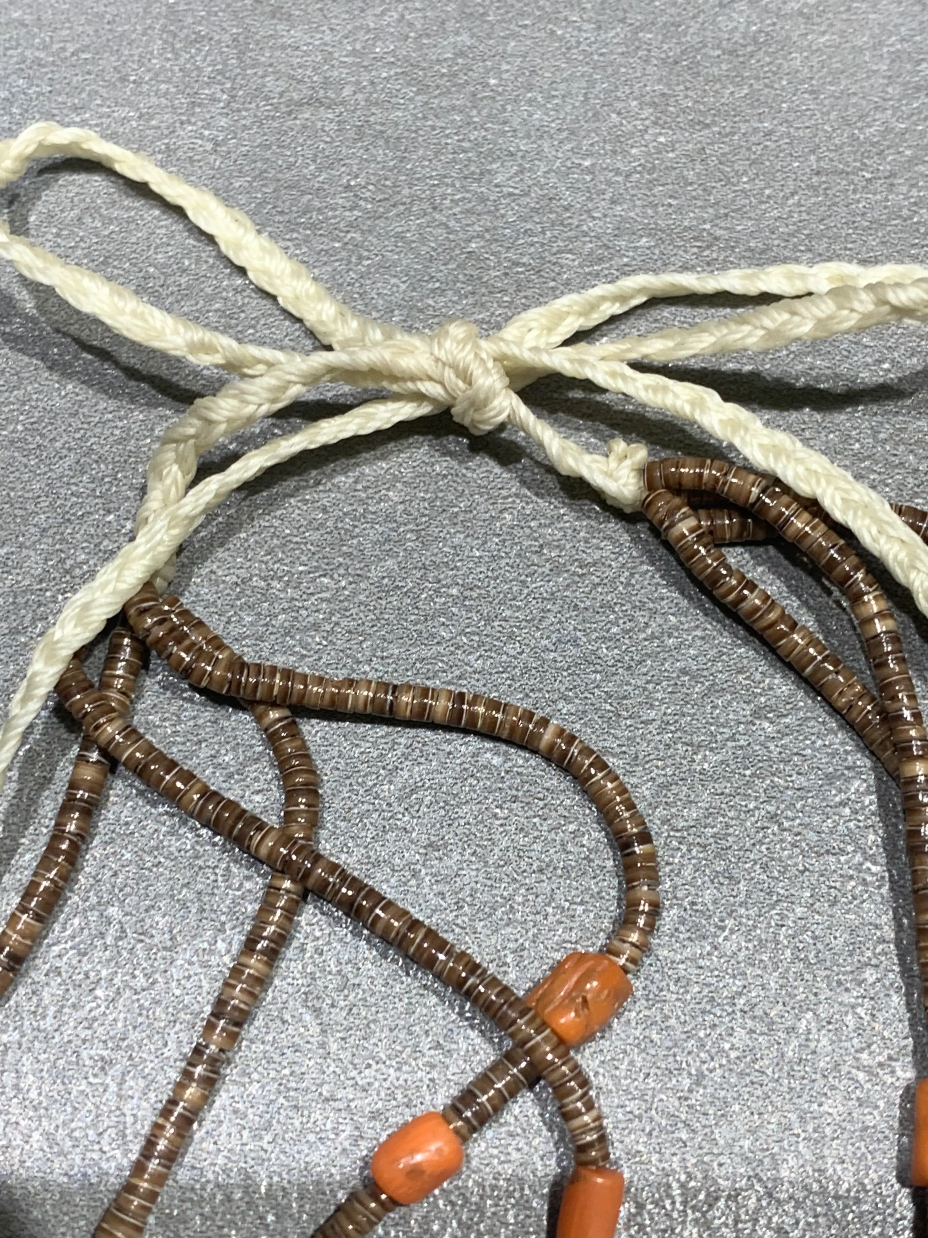 Kewa Baby Olive and Natural Mediterranean Coral 4 strands