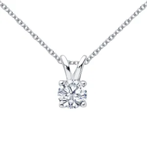 Lafonn Classic Round Diamond Necklace P2010CLP18