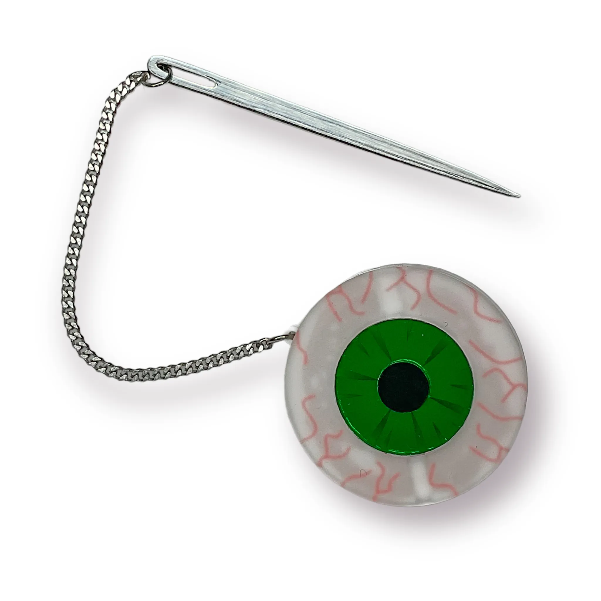 Last Chance! Stick a Needle in My Eye Brooch