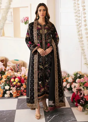 Mayna Festive Luxe Pret 23 - Pinar Black Shirt And Dupatta