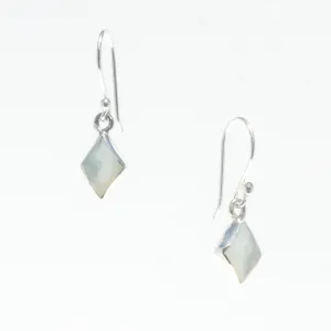 Moonlight Diamonds Mother of Pearl Earrings