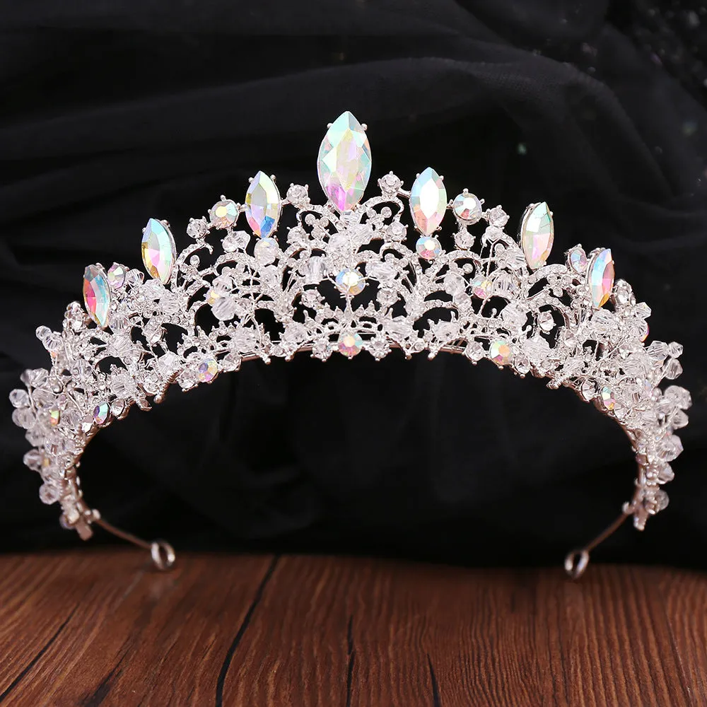 New bridal jewelry, exquisite handmade crystal beads, wedding crown, wedding supplies, alloy accessories