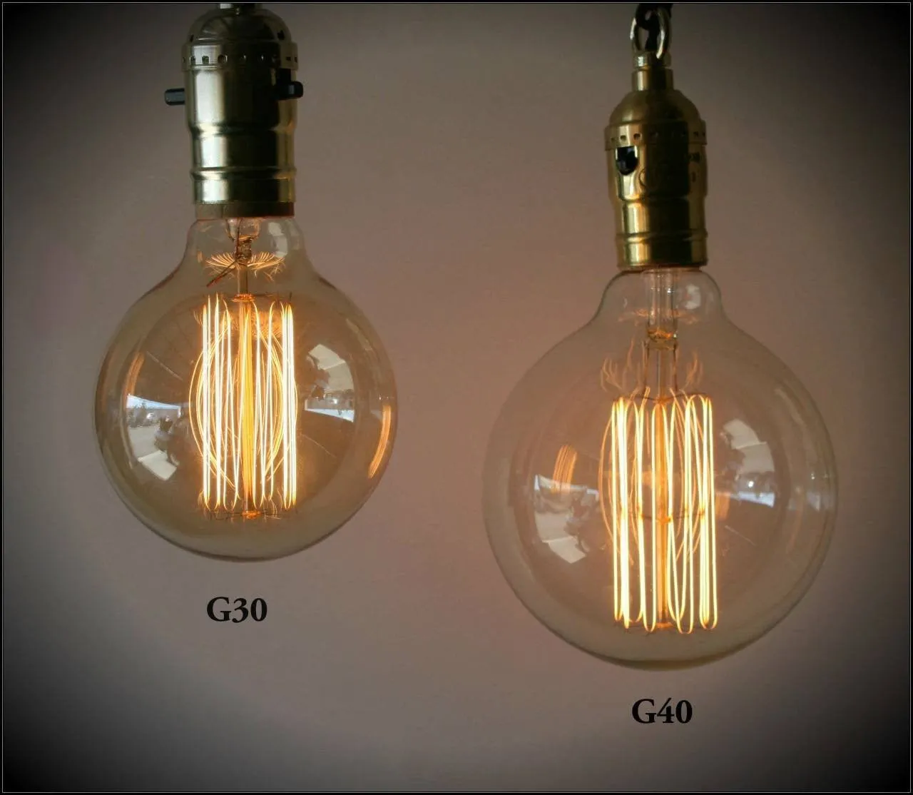 Nostalgic Globe G40 Vintage Light Bulb 60 Watt