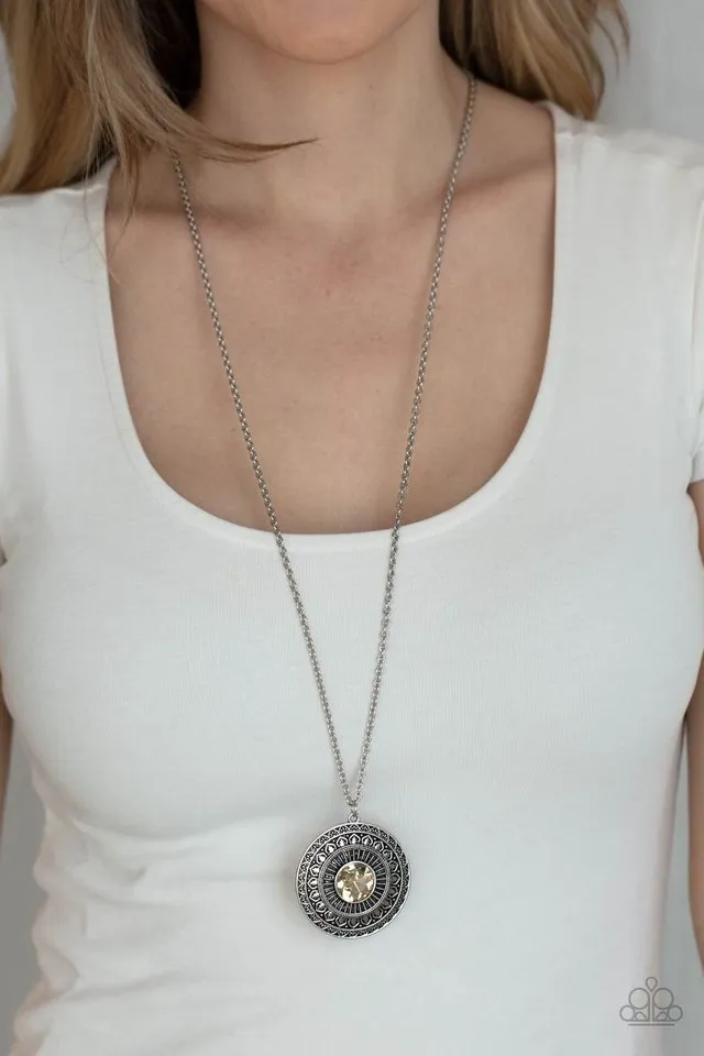 Paparazzi Necklace ~ Aztec Apex - Brown