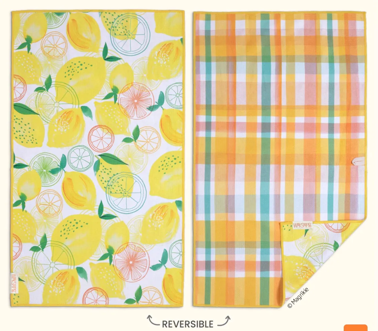 Patterned Microfiber Kitchen Dishtowels