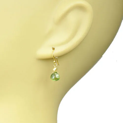 Peridot Drop Earrings