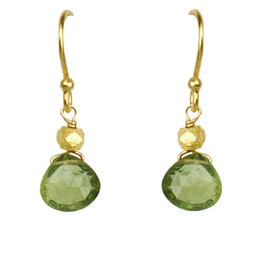 Peridot Drop Earrings