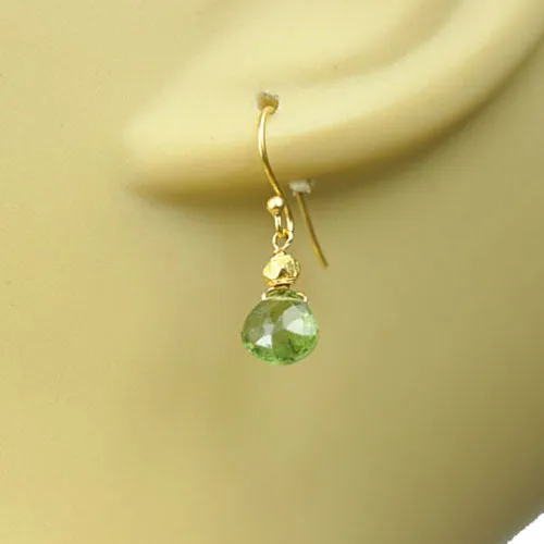 Peridot Drop Earrings