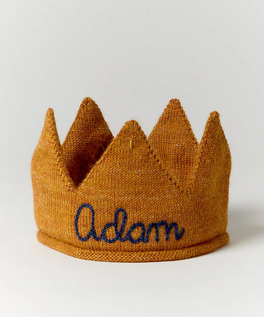 Personalized Gold Crown - Indigo