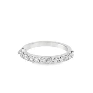 Platinum 0.50ct Diamond Women's Wedding Band