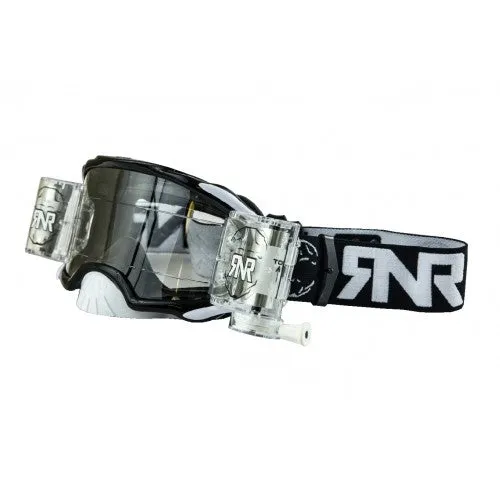 Rip N Roll RNR Platinum 48mm Motocross Goggles - Black