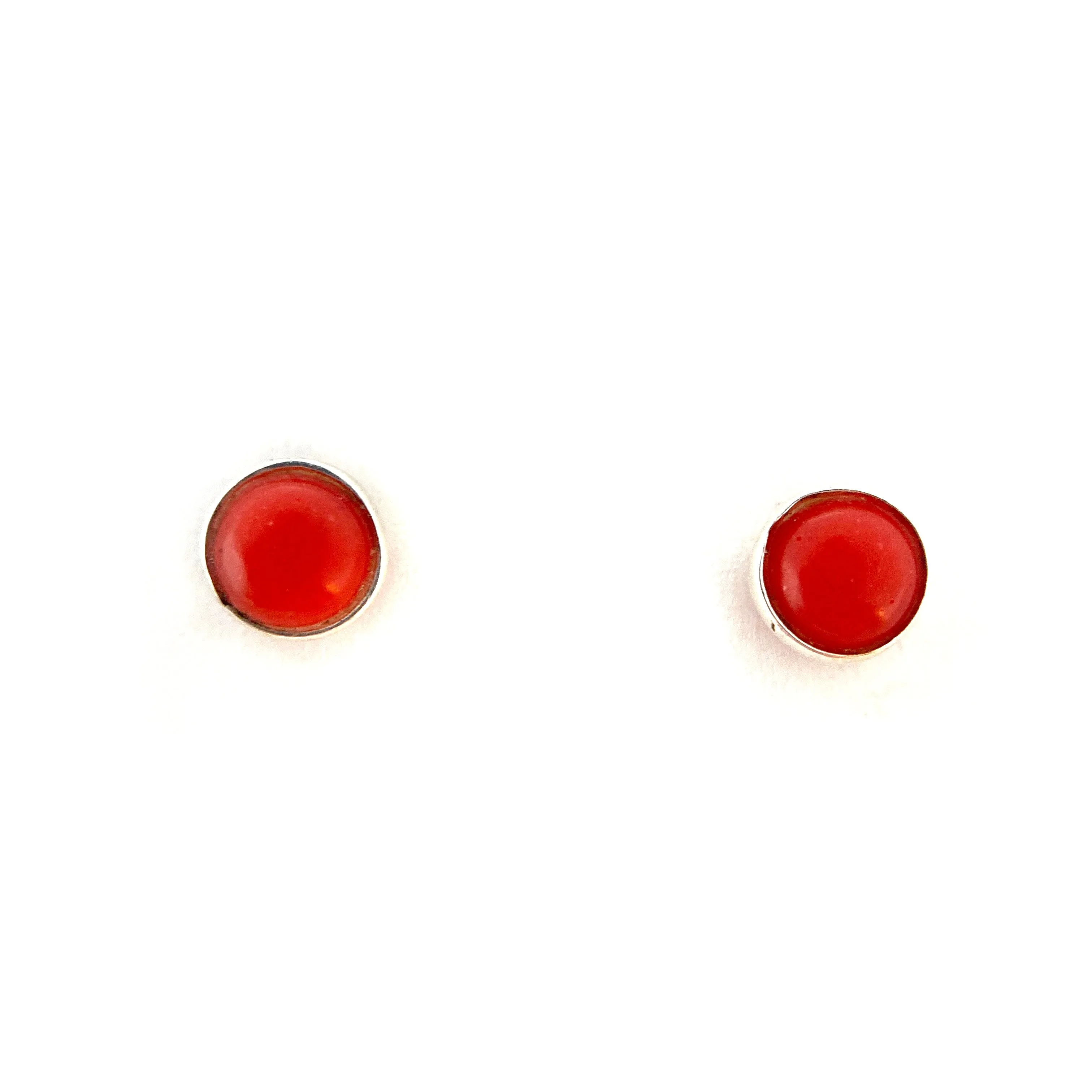 Round Mini Coral Studs