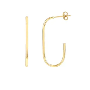 Skinny Gold Hoops