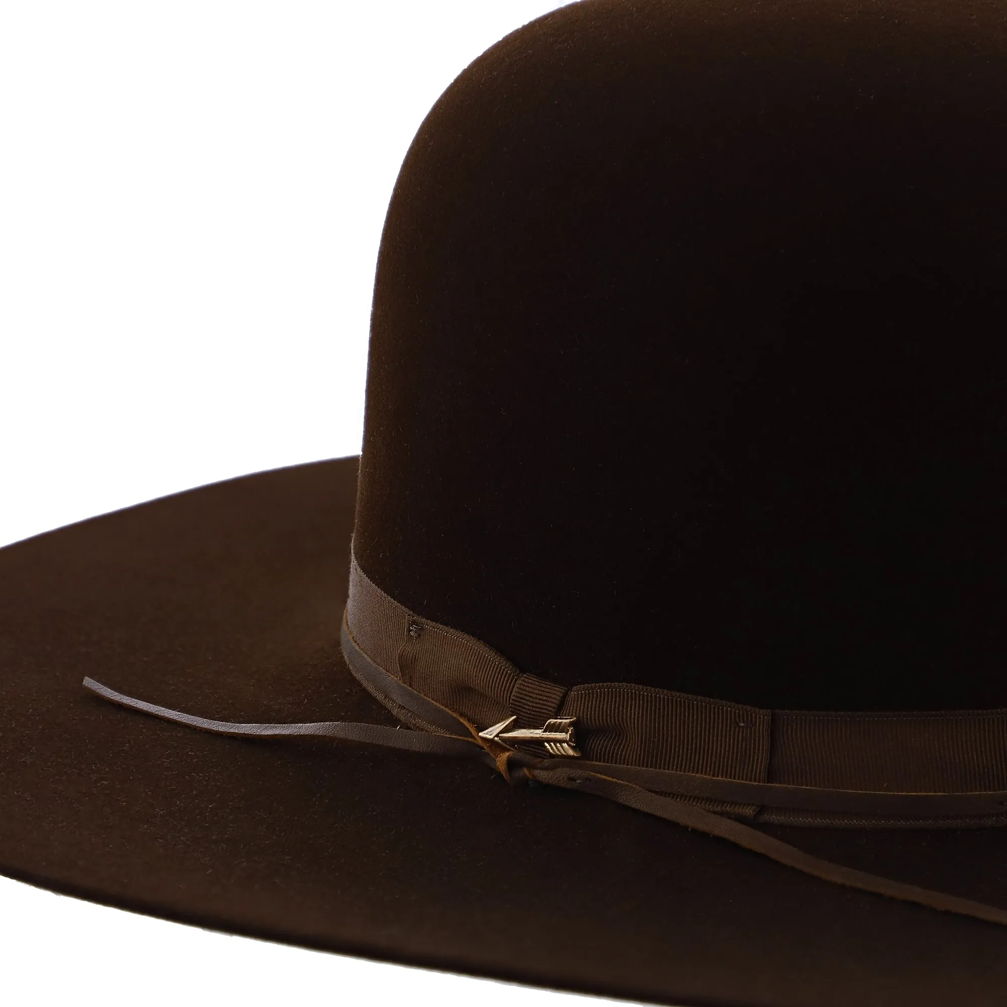 Smith - Stetson Fur Felt Open Crown Western Hat