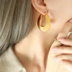 Sol Gold Hoop Earrings