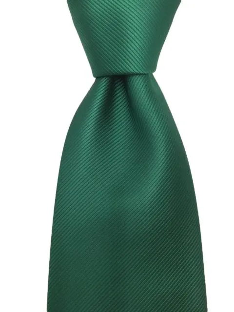 Solid Emerald Jade Green Tie