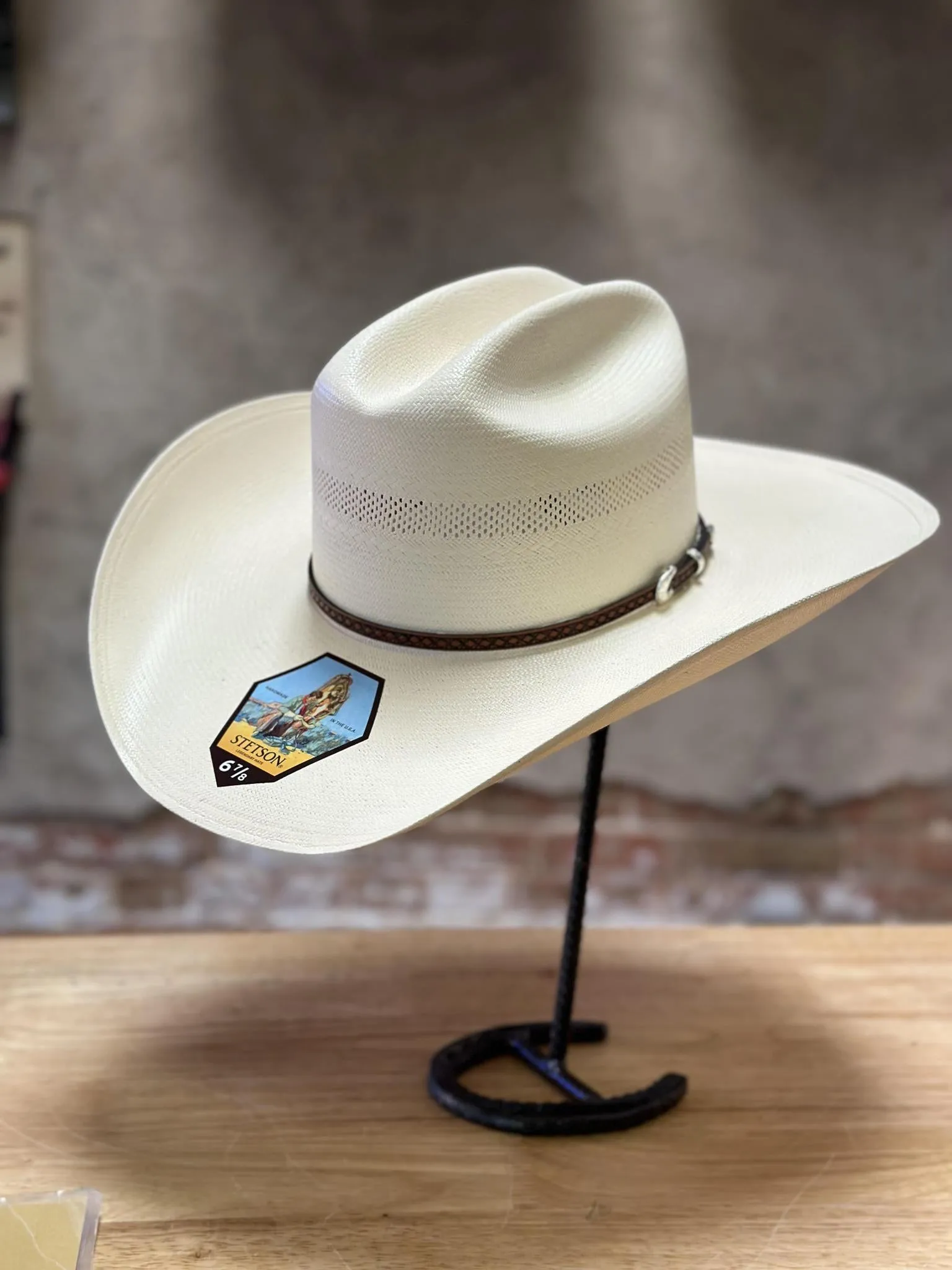 Stetson Griffin 100X Straw Cowboy Hat