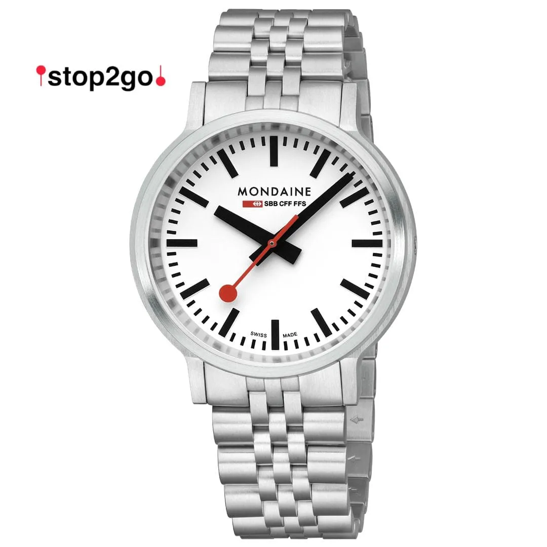 stop2go, Stainless Steel, 41 mm