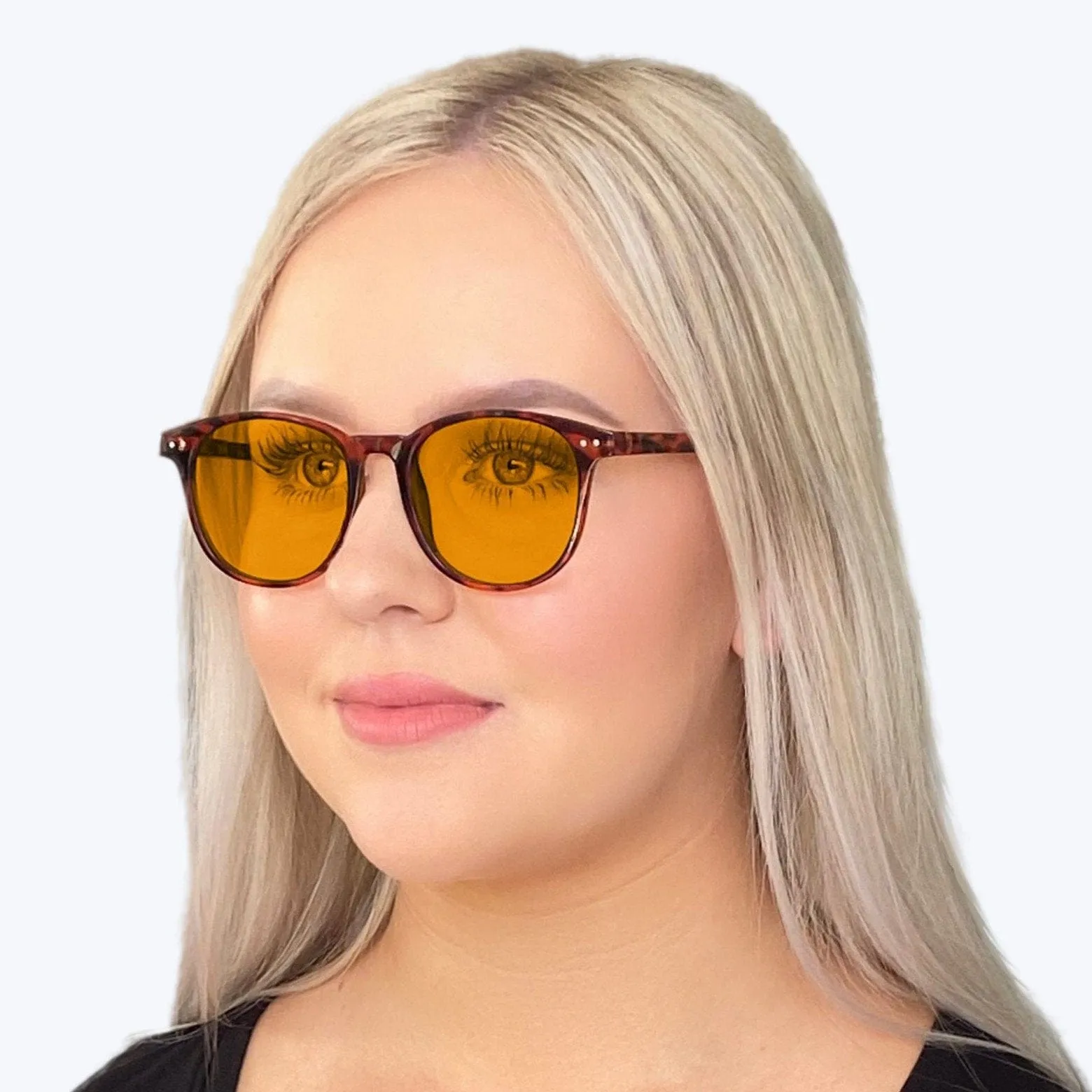 SunDown Billie Blue Blocking Glasses - Tortoise - Prescription